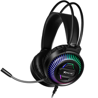 Навушники XTRIKE ME GH-510, USB+3.5мм, статичне RGB, кабель 2м