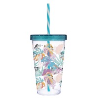 контейнер пл. HEREVIN СТАКАН З/ТР Colours Leaf 0.66 л пл. (161448-011P)