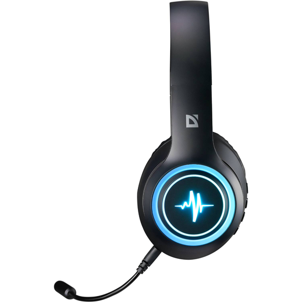 Навушники DEFENDER (63572) FreeMotion B571, LED, BT, Чорний