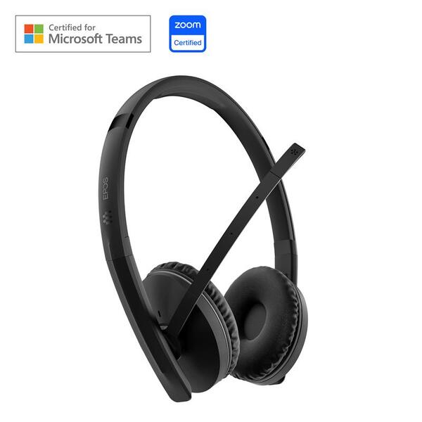 Навушники On-Ear EPOS C20, Wireless, uni mic, чорний