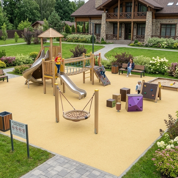 EPDM крихта темно-жовта