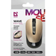 Миша DEFENDER (52994) Wave MM-995, 4D, 800-1600dpi, GOLD, wireless, silent