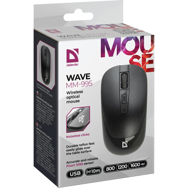 Миша DEFENDER Wave MM-995 52995