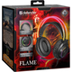 Навушники DEFENDER (64555) Flame, RGB, провід 2 м., чорний