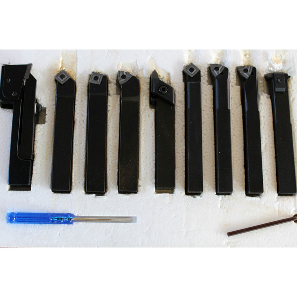 Резцы токарные КОМПЛЕКТ из 9 шт 12 мм Holzmann 9TLG12