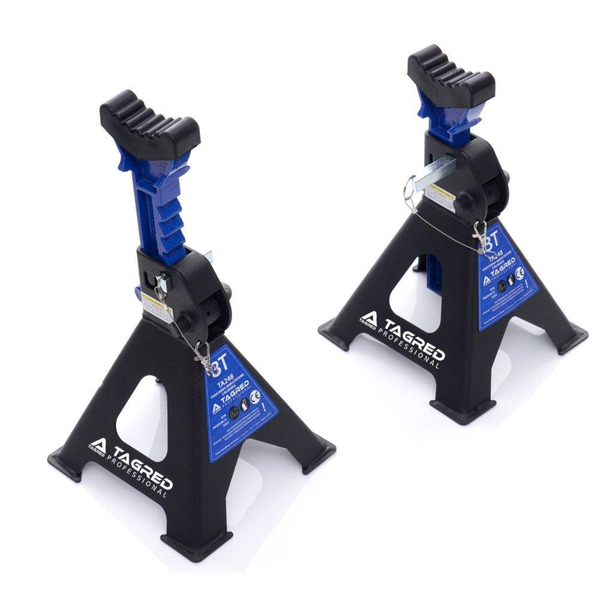 Стійки майстерні під авто посилені, шпильки, замки, гумки 2 шт TAGRED TA248