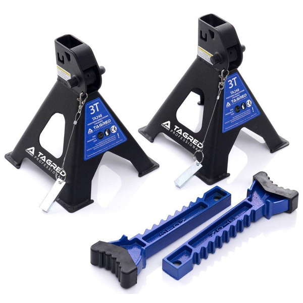 Стійки майстерні під авто посилені, шпильки, замки, гумки 2 шт TAGRED TA248