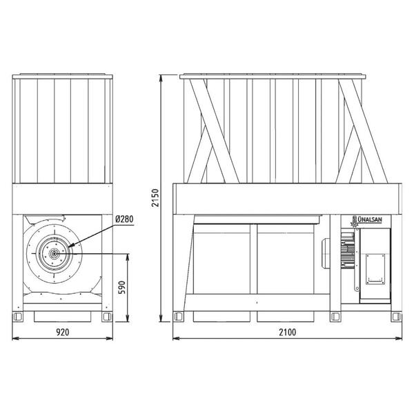 Внутрицеховая промышленная аспирация Unalsan AMS 50 ET