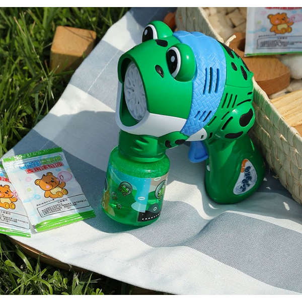 Дитячий генератор мильних бульбашок Beiens Жабеня (ХТ006)