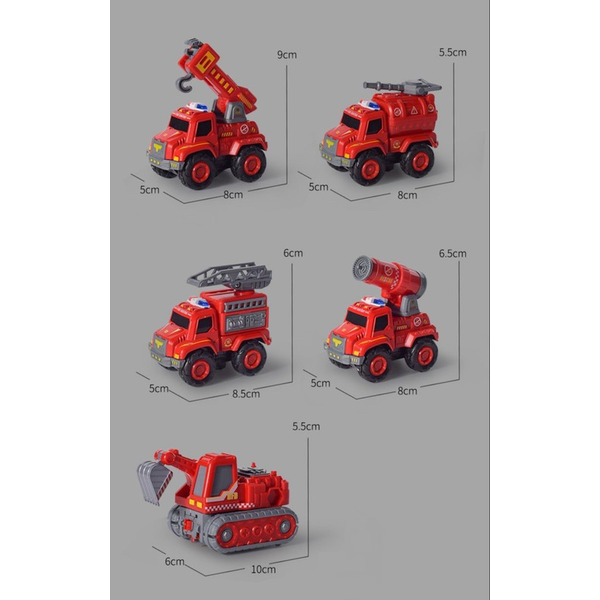 Трансформер Beiens Пожарник (MY367)