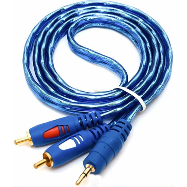 Кабель AUX Audio 3.5мм - RCAx2 M/M 5.0м OEM