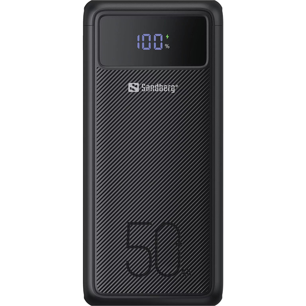 Зовнішній акумулятор (Power Bank) Sandberg PD 50000 mAh 130W PD, 3хUSB 3xType-C LED 2W