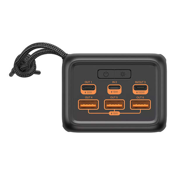 Зовнішній акумулятор (Power Bank) Sandberg PD 50000 mAh 130W PD, 3хUSB 3xType-C LED 2W