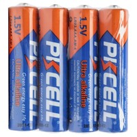 Батарейка AAA/HR3, 1.5V, Лужна, PKCELL,  4pc/shrink