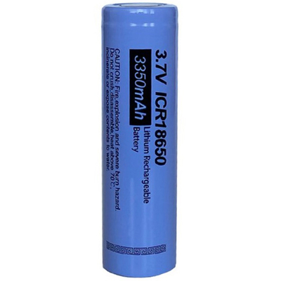 Акумулятор 18650 PKCELL, 3350mAh, 3.7V li-ion ICR, battery, blister 1 pcs