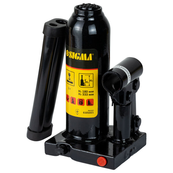 Домкрат гідравлічний пляшковий SIGMA 2т (6101021)