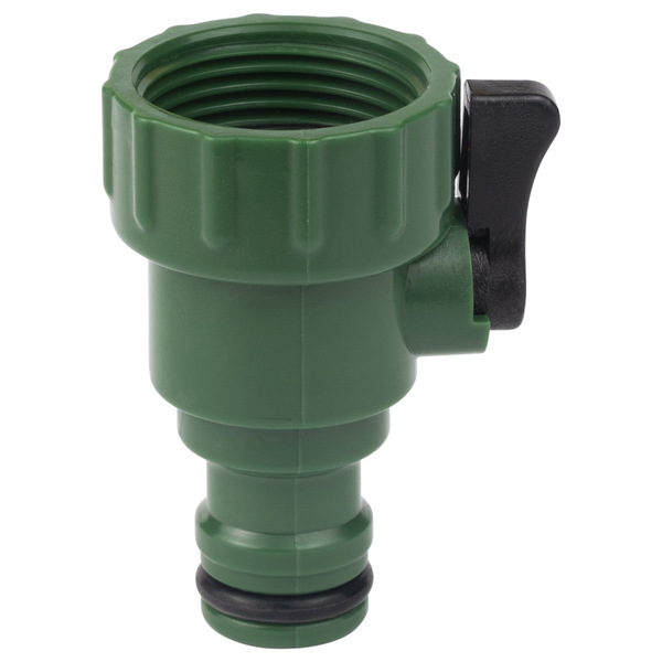 Кран запірний в/р ¾" з адаптером на конектор ½" (ABS) GRAD (5016985)