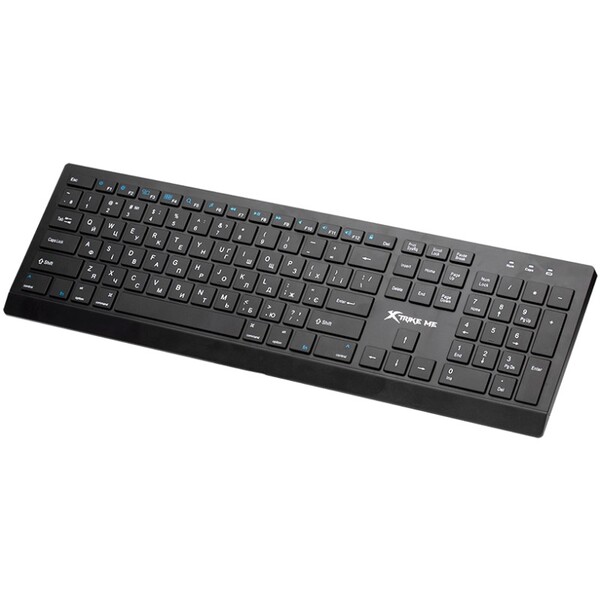 Комплект (клавіатура, миша) Xtrike Me MK-208W UA Black