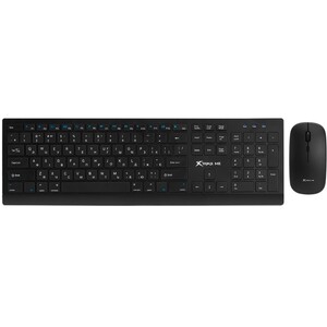 Комплект (клавіатура, миша) Xtrike Me MK-208W UA Black