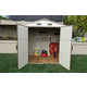 Сарай пластиковый StoreAll 245x168x220 см слоновая кость, коричная крыша Сарай для сада дачи Хозблок Хозблок для сада