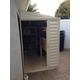 Сарай пластиковый Sidemate 242x122x185 см слоновая кость