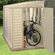 Сарай пластиковый Sidemate 242x122x185 см слоновая кость