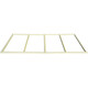 Сарай пластиковый Sidemate 242x122x185 см слоновая кость
