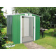 Сарай металлический ECO 202x122x181 см зеленый с белым Сарай для сада дачи Хозблок Хозблок для сада