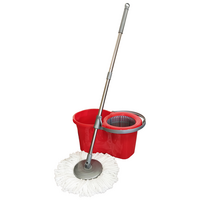Набір для прибирання Planet Spin Mop Mini 14 л червоний