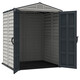 Сарай пластиковий YardMate 171x171x210 см темно-сірий