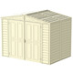 Сарай пластиковый DuraMate 240x163x186 см слоновая кость