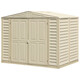 Сарай пластиковый DuraMate 240x163x186 см слоновая кость