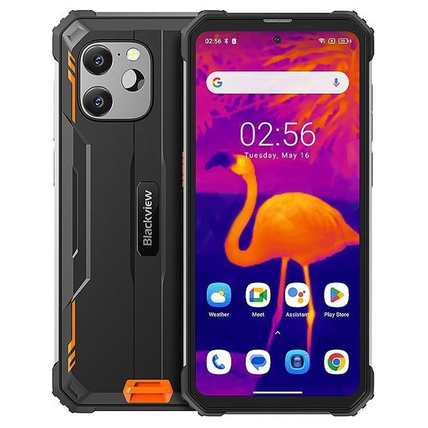 Смартфон Blackview BV8900 6.5 FHD+ /8GB/256/GB/ Helio P90 / 10000mAh / 64+16Мп Thermal / NFC/ Black