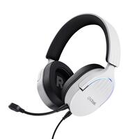 Навушники Trust GXT 490 FAYZO, 7.1, USB-A, 2м, білий