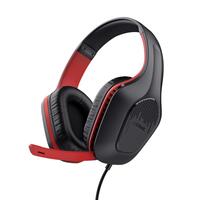 Навушники Trust GXT 415 Zirox, 3.5мм, 1.2м, червоний