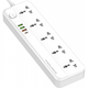 Фильтр питания ProLogix Premium (PR-SC5415W) 5 розеток, 4 USB (1 PD +1 QC3.0 +2 AUTO ID), 2 м, белый
