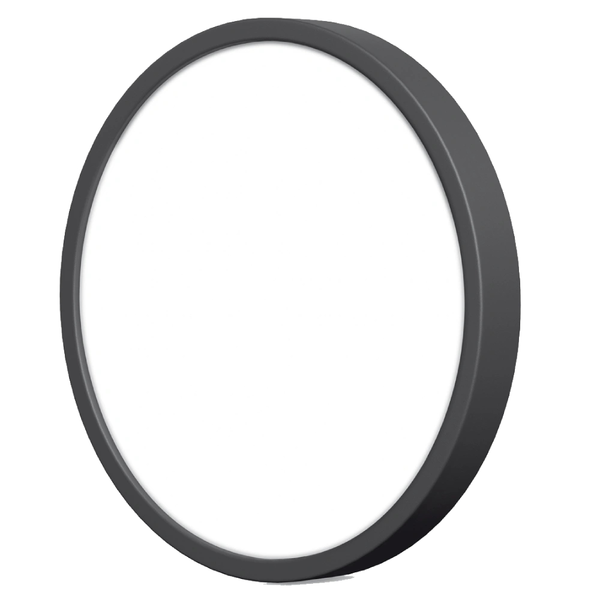 LED світильник накладний круглий Black VIDEX 24W 5000K 220V