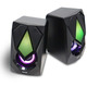 Акустическая система MICROLAB B-25 2.0, USB, LED, черный