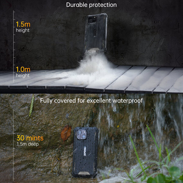 Смартфон Oukitel WP32 5.93 HD+ /4GB/128GB/ T606/6300mAh/IP68/20+5Мп Black