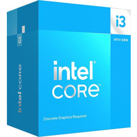 Процессор Intel Core i3 14100F 3.5GHz (12MB, Raptor Lake Refresh, 60W, S1700) Box (BX8071514100F)