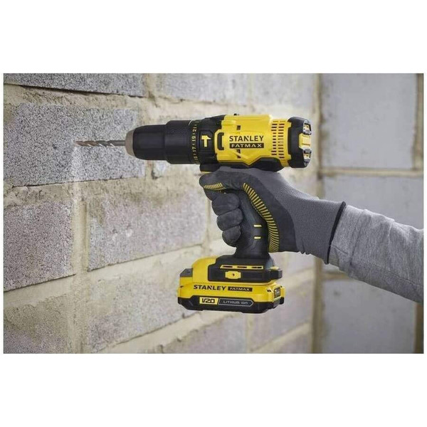 Дрель-шуруповерт ударный аккумуляторный STANLEY FATMAX SFMCD711C2K