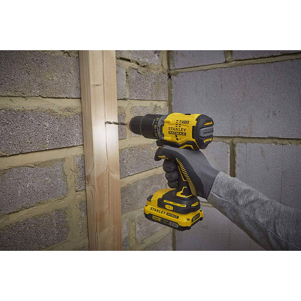 Дрель-шуруповерт ударный бесщёточный аккумуляторный STANLEY FATMAX SFMCD715D2K