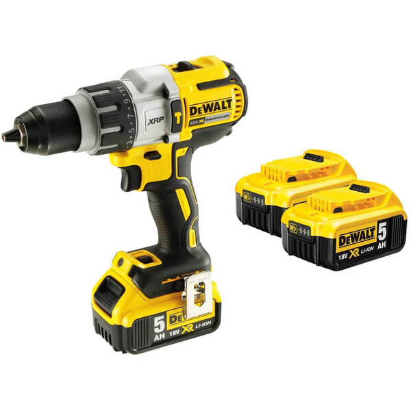 Дриль-шурупокрут акумуляторний безщітковий ударний DeWALT DCD996P3