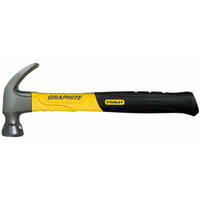Молоток Graphite Curve Claw с весом головки 450 г, с загнутым гвоздодером STANLEY 1-51-505