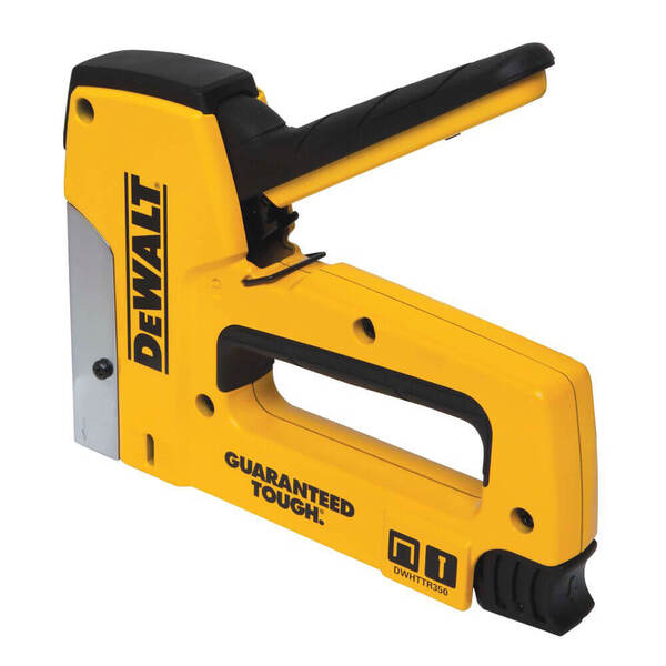 Степлер DeWalt Heavy Duty для скоб типу G 6-14 мм, цвяхів типу J 12, 15 мм (DWHTTR350-0)