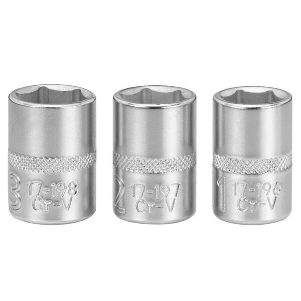 Набір торцевих головок 1/4 Maxi Drive, із шестигранним профілем, 3 шт: 11, 12, 13 мм. STANLEY FMMT17092-0