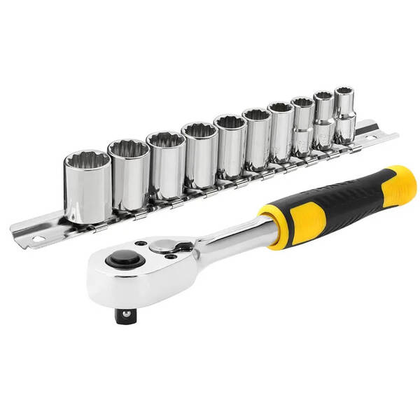 Набір головок торцевих 1/4 з одинадцяти предметів STANLEY STMT82666-0