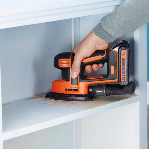 Шліфмашина вібраційна акумуляторна BLACK+DECKER BDCDS18N