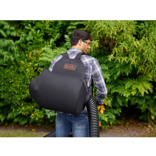 Електричний садовий пилосос BLACK+DECKER BEBLV290