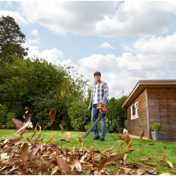 Електричний садовий пилосос BLACK+DECKER BEBLV290